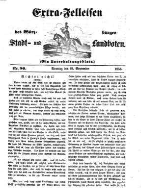 Würzburger Stadt- und Landbote Sonntag 18. September 1853