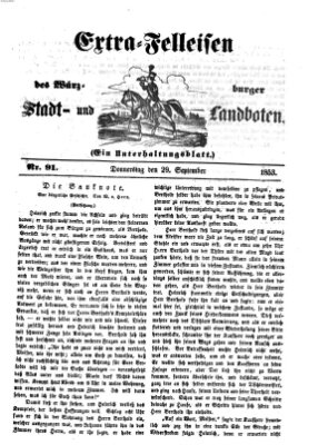 Würzburger Stadt- und Landbote Donnerstag 29. September 1853