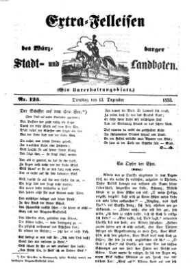 Würzburger Stadt- und Landbote Dienstag 13. Dezember 1853