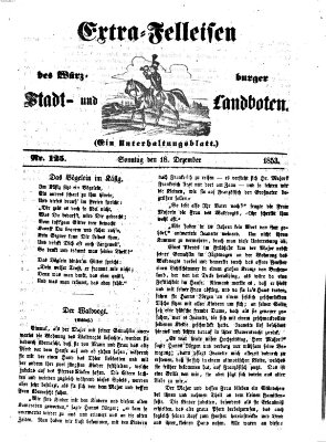 Würzburger Stadt- und Landbote Sonntag 18. Dezember 1853