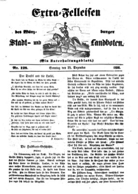 Würzburger Stadt- und Landbote Sonntag 25. Dezember 1853