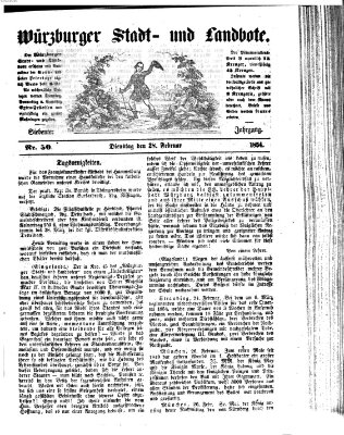 Würzburger Stadt- und Landbote Dienstag 28. Februar 1854