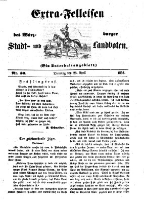 Würzburger Stadt- und Landbote Dienstag 25. April 1854