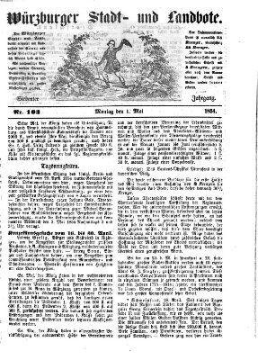 Würzburger Stadt- und Landbote Montag 1. Mai 1854