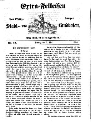 Würzburger Stadt- und Landbote Dienstag 2. Mai 1854