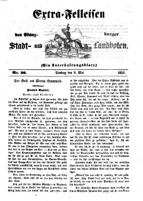 Würzburger Stadt- und Landbote Dienstag 9. Mai 1854