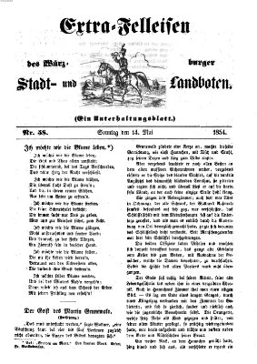 Würzburger Stadt- und Landbote Sonntag 14. Mai 1854