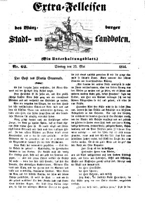 Würzburger Stadt- und Landbote Dienstag 23. Mai 1854