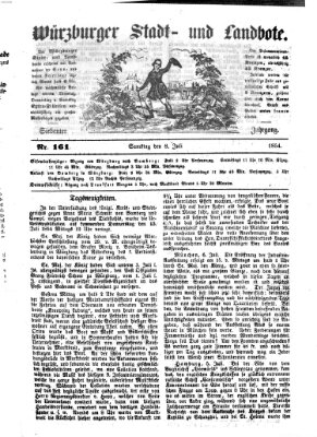 Würzburger Stadt- und Landbote Samstag 8. Juli 1854