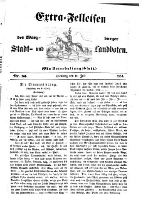 Würzburger Stadt- und Landbote Dienstag 11. Juli 1854