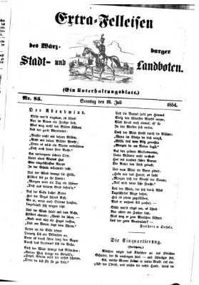 Würzburger Stadt- und Landbote Sonntag 16. Juli 1854