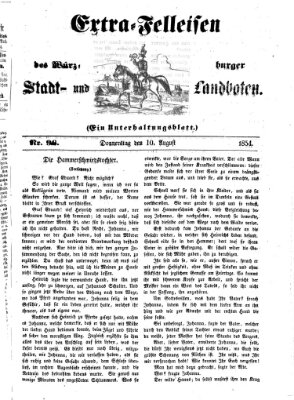 Würzburger Stadt- und Landbote Donnerstag 10. August 1854