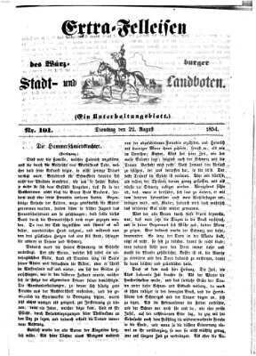 Würzburger Stadt- und Landbote Dienstag 22. August 1854