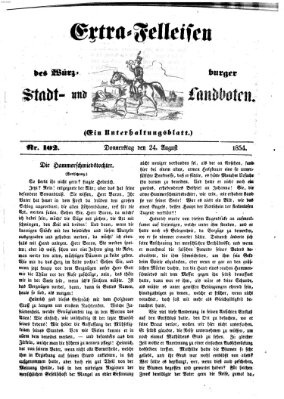 Würzburger Stadt- und Landbote Donnerstag 24. August 1854