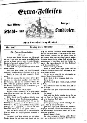 Würzburger Stadt- und Landbote Dienstag 5. September 1854