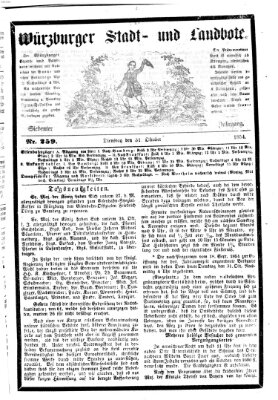 Würzburger Stadt- und Landbote Dienstag 31. Oktober 1854