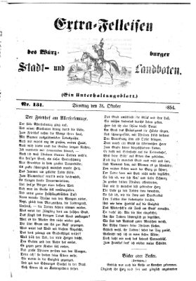 Würzburger Stadt- und Landbote Dienstag 31. Oktober 1854