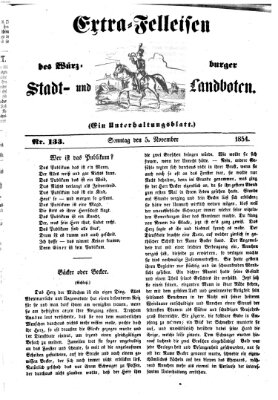 Würzburger Stadt- und Landbote Sonntag 5. November 1854