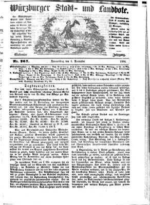 Würzburger Stadt- und Landbote Donnerstag 9. November 1854