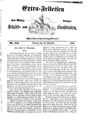 Würzburger Stadt- und Landbote Sonntag 26. November 1854