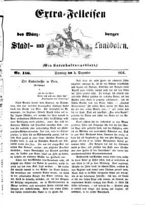 Würzburger Stadt- und Landbote Dienstag 5. Dezember 1854