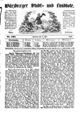 Würzburger Stadt- und Landbote Samstag 5. Mai 1855