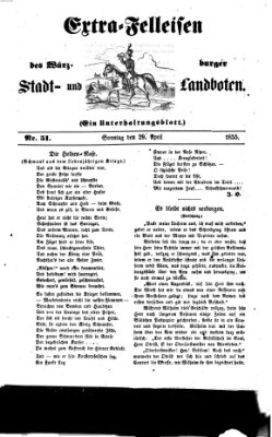 Würzburger Stadt- und Landbote Sonntag 29. April 1855