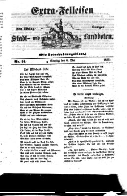 Würzburger Stadt- und Landbote Sonntag 6. Mai 1855