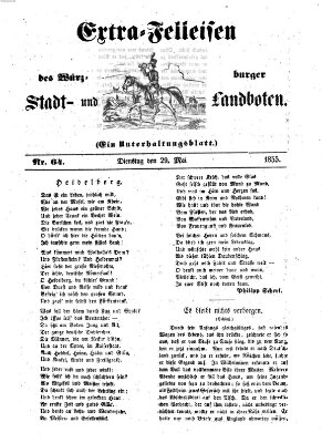 Würzburger Stadt- und Landbote Dienstag 29. Mai 1855