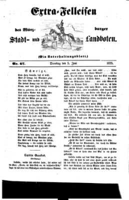 Würzburger Stadt- und Landbote Dienstag 5. Juni 1855