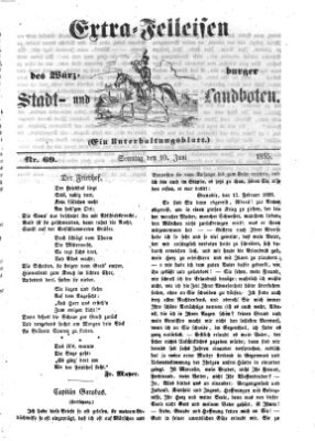 Würzburger Stadt- und Landbote Sonntag 10. Juni 1855