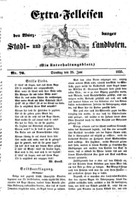 Würzburger Stadt- und Landbote Dienstag 26. Juni 1855