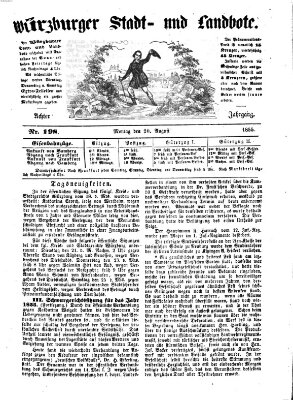 Würzburger Stadt- und Landbote Montag 20. August 1855