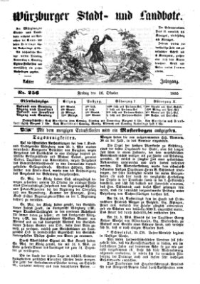 Würzburger Stadt- und Landbote Freitag 26. Oktober 1855