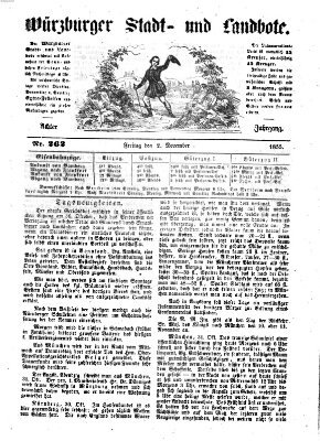 Würzburger Stadt- und Landbote Freitag 2. November 1855