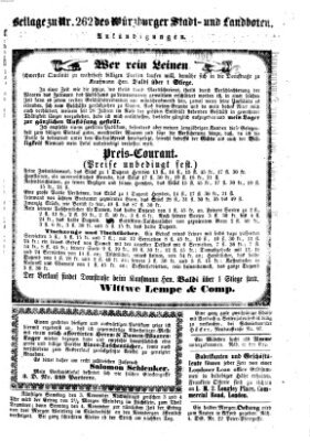 Würzburger Stadt- und Landbote Freitag 2. November 1855