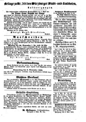 Würzburger Stadt- und Landbote Mittwoch 7. November 1855