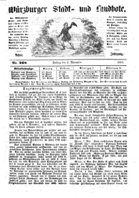 Würzburger Stadt- und Landbote Freitag 9. November 1855