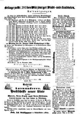 Würzburger Stadt- und Landbote Dienstag 27. November 1855