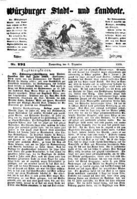 Würzburger Stadt- und Landbote Donnerstag 6. Dezember 1855