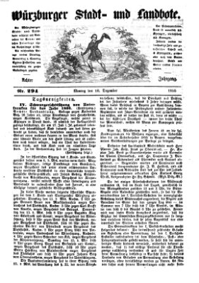 Würzburger Stadt- und Landbote Montag 10. Dezember 1855