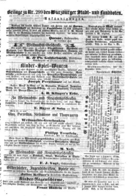 Würzburger Stadt- und Landbote Samstag 15. Dezember 1855