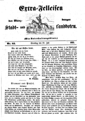 Würzburger Stadt- und Landbote Dienstag 10. Juli 1855