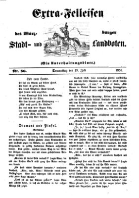 Würzburger Stadt- und Landbote Donnerstag 19. Juli 1855