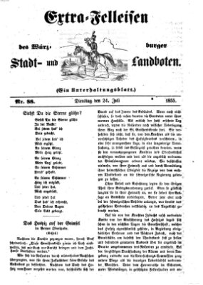 Würzburger Stadt- und Landbote Dienstag 24. Juli 1855