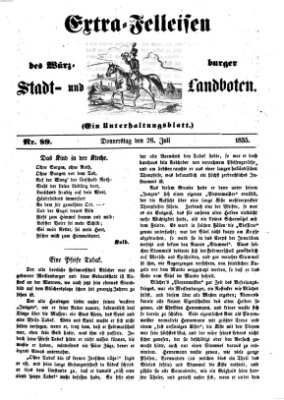 Würzburger Stadt- und Landbote Thursday 26. July 1855