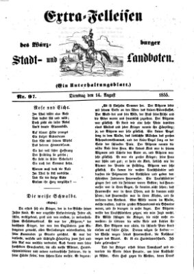 Würzburger Stadt- und Landbote Dienstag 14. August 1855