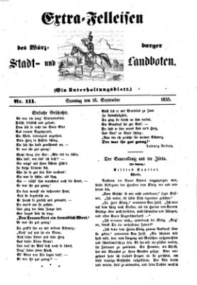 Würzburger Stadt- und Landbote Sonntag 16. September 1855