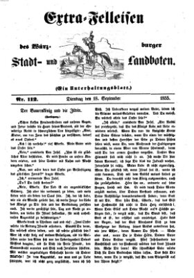 Würzburger Stadt- und Landbote Dienstag 18. September 1855