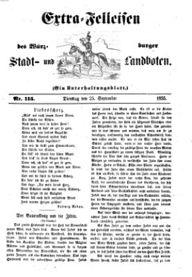 Würzburger Stadt- und Landbote Dienstag 25. September 1855